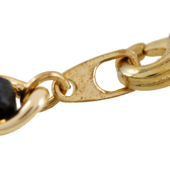 CHANEL Gold Leather Necklace - Picture 8 of 9